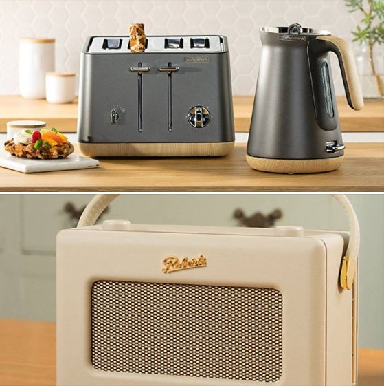 HACRepairs's tweet image. How exciting! We have a fantastic new range of home appliances from Morphy Richards and Roberts Radio now available!