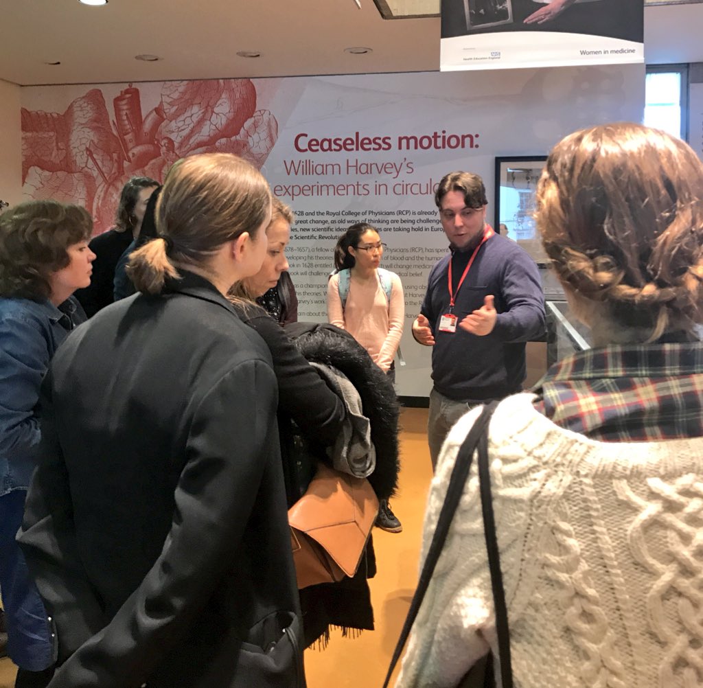 RCPmuseum's tweet image. Harvey for breakfast! Bright and early with the Knowledge Quarter @KQ_London this morning #williamharvey #ceaselessmotion #knowledgequarter