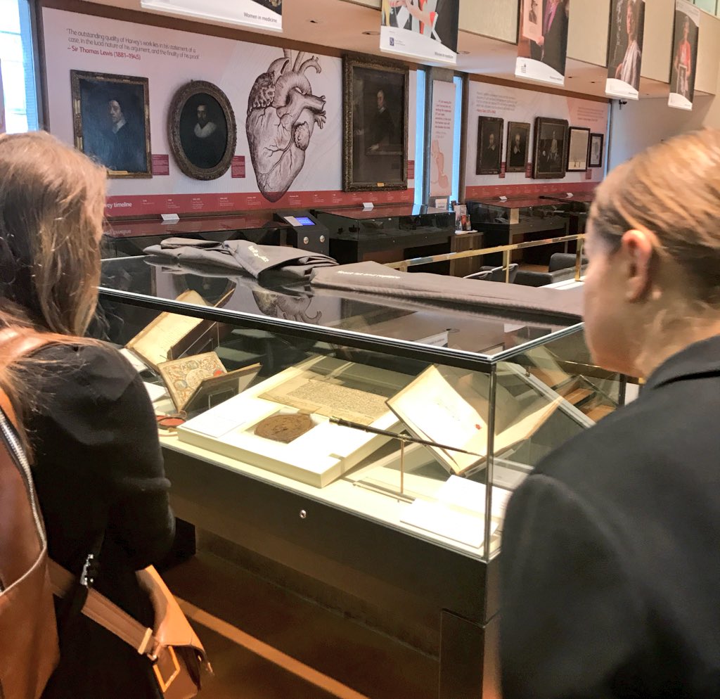 RCPmuseum's tweet image. Harvey for breakfast! Bright and early with the Knowledge Quarter @KQ_London this morning #williamharvey #ceaselessmotion #knowledgequarter