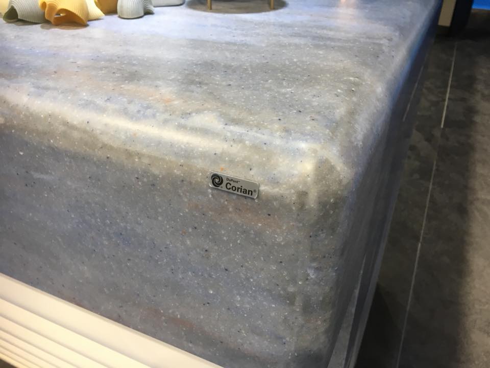 TheWharfBlog's tweet image. The big reveal has happened at KBB, Corian Infinity designed by Colin Wong.

A real privilege to be involved and a challenge to make!