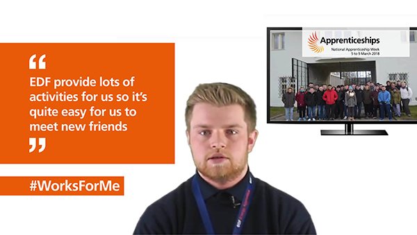 InspiroLearning's tweet photo. Making new friends isn't a problem for apprentices on the EDF Energy Advanced #Apprenticeship programme #WorksForMe #NAW2018 @edfecareers https://t.co/SieMwNhXSq https://t.co/4T8s6nFNCf