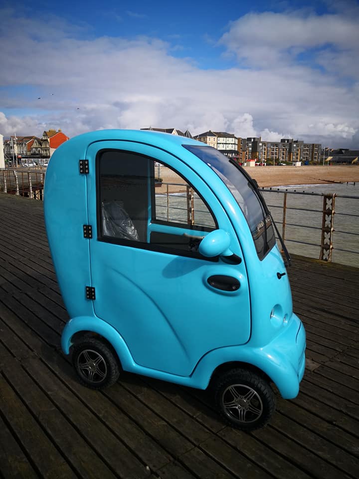 mobandcom's tweet image. The new Cabin car has arrived , fully equipped with remote central  locking, reverse camera , folding door mirrors, wind up windows,  windscreen wiper and washers,twin USB ports, all round suspension ,alloy  wheels and a 20 mile range. Demonstration by appointment only.