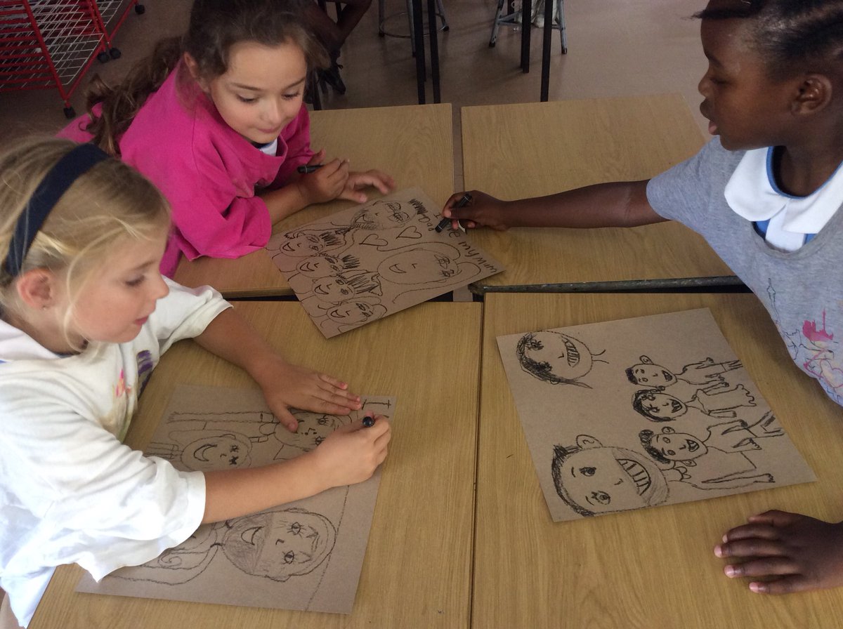 RubyPerks's tweet image. There is nothing more beautiful than seeing children draw their families. ❤️ @ParklandsTweet #grade1