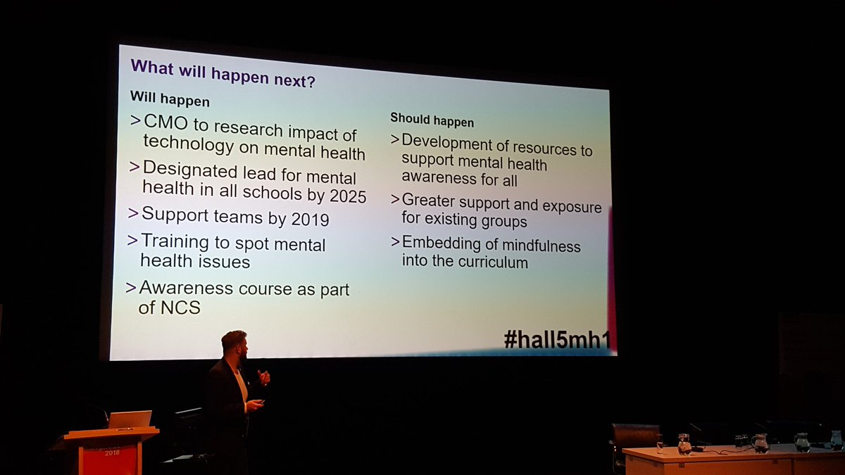 heather_jp's tweet photo. Mental health: what is and should be happening #digifest18 https://t.co/vEyBeiD2gM