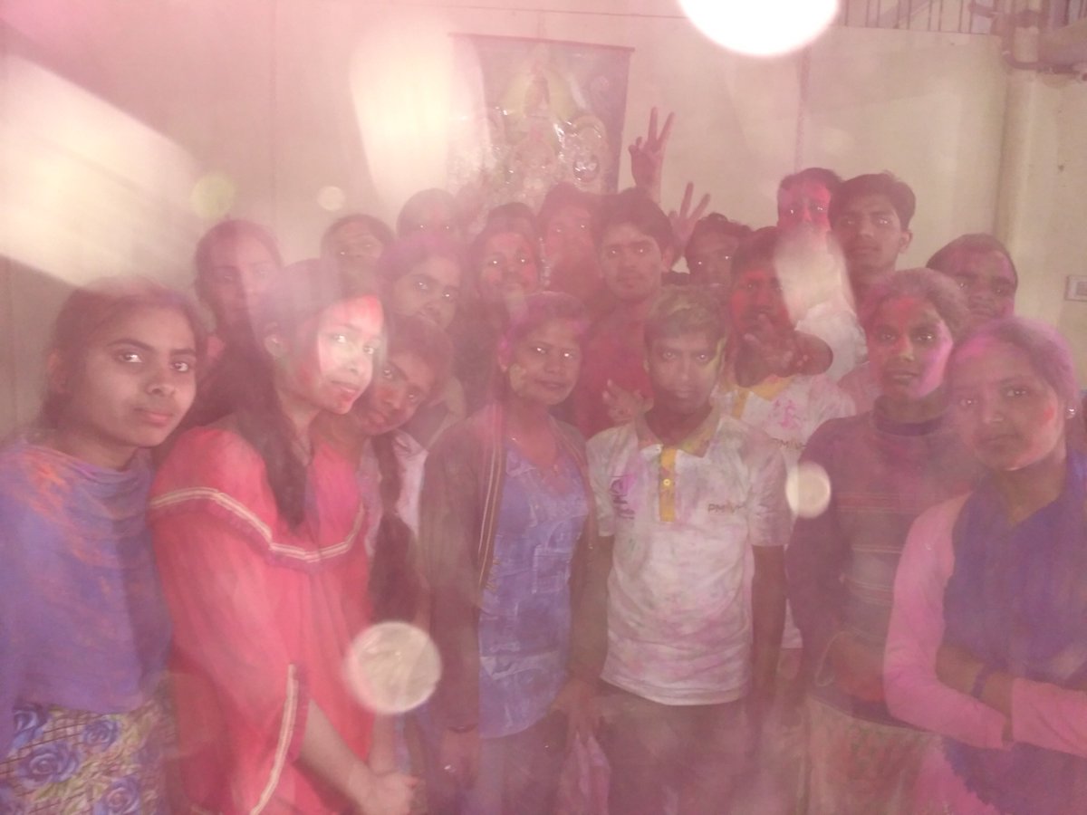 skill_anand's tweet image. Holi celebration at Anand Skill Development Centre