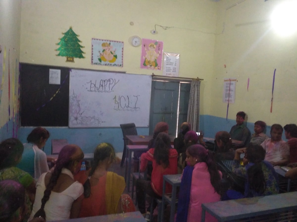 skill_anand's tweet image. Holi celebration at Anand Skill Development Centre