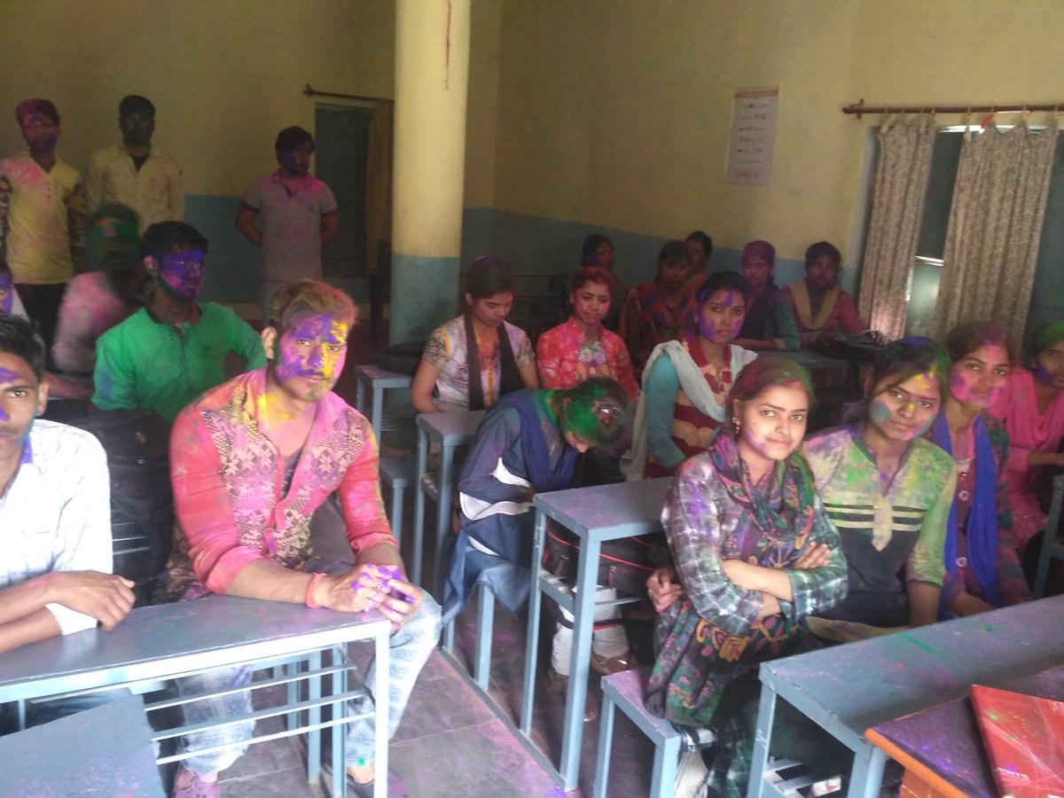 skill_anand's tweet image. Holi celebration at Anand Skill Development Centre