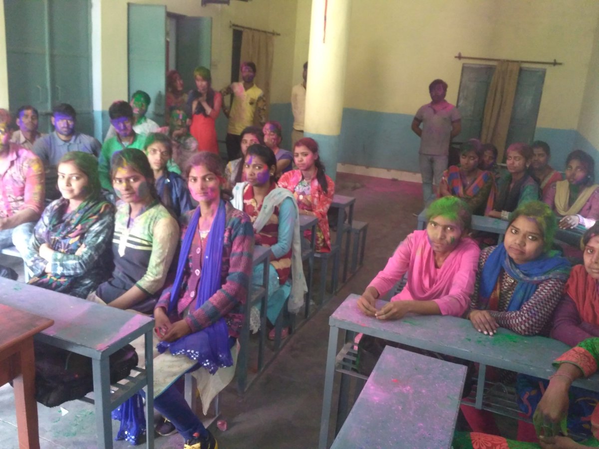 skill_anand's tweet image. Holi celebration at Anand Skill Development Centre
