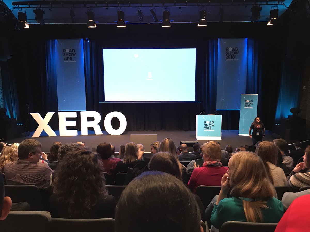 Super excited! 5 mins to the start of the roadshow! #cloud #xeroroadshow