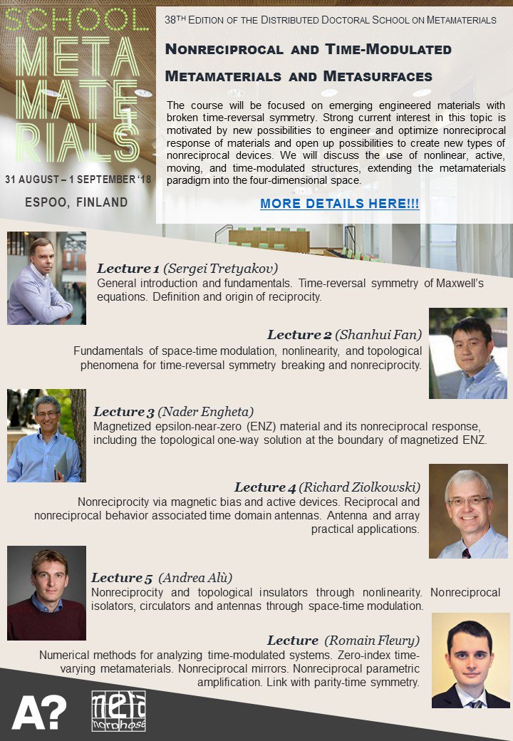 metamaterials19's tweet photo. Look at the lectures of the course!!! https://t.co/jVamejqTd8