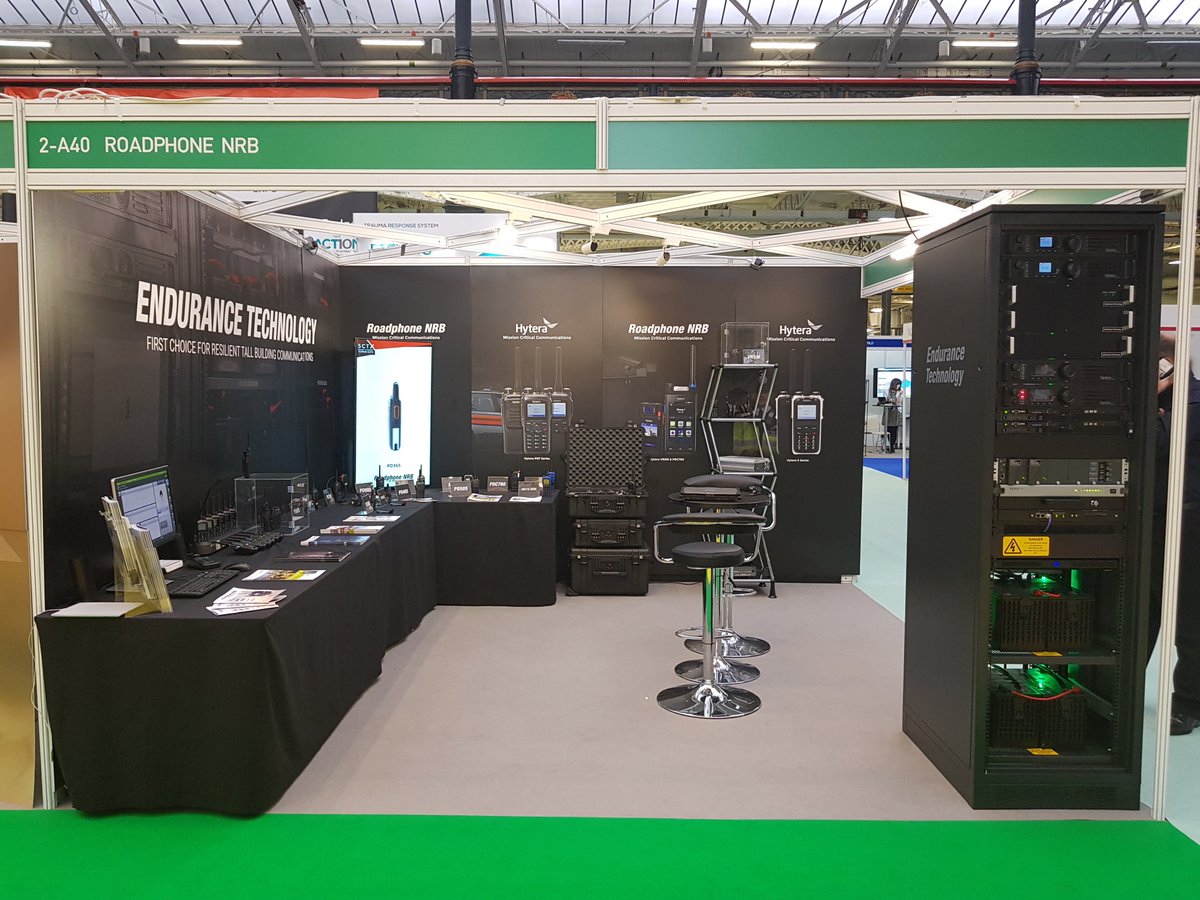 RoadphoneNRB's tweet photo. Looking forward to day two of @sctx18 today with @Hytera_UK! It was great to see so many people yesterday who were interested in #EnduranceTechnology and Hytera's new #VRSM and Multi-Mode Radio! #twowayradio #SCTX18 https://t.co/Y41kXciFBE