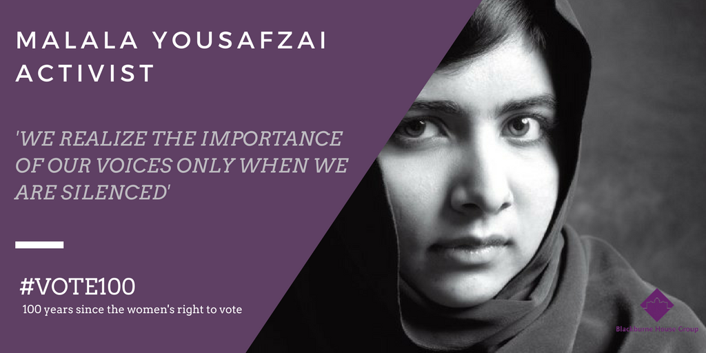 Day Fifty Two - Malala Yousafzai

#dayfifitytwo #vote100 #onewomeneveryday #malalayousafza #BlackburneHouse #futureisfemale #amazingwomen