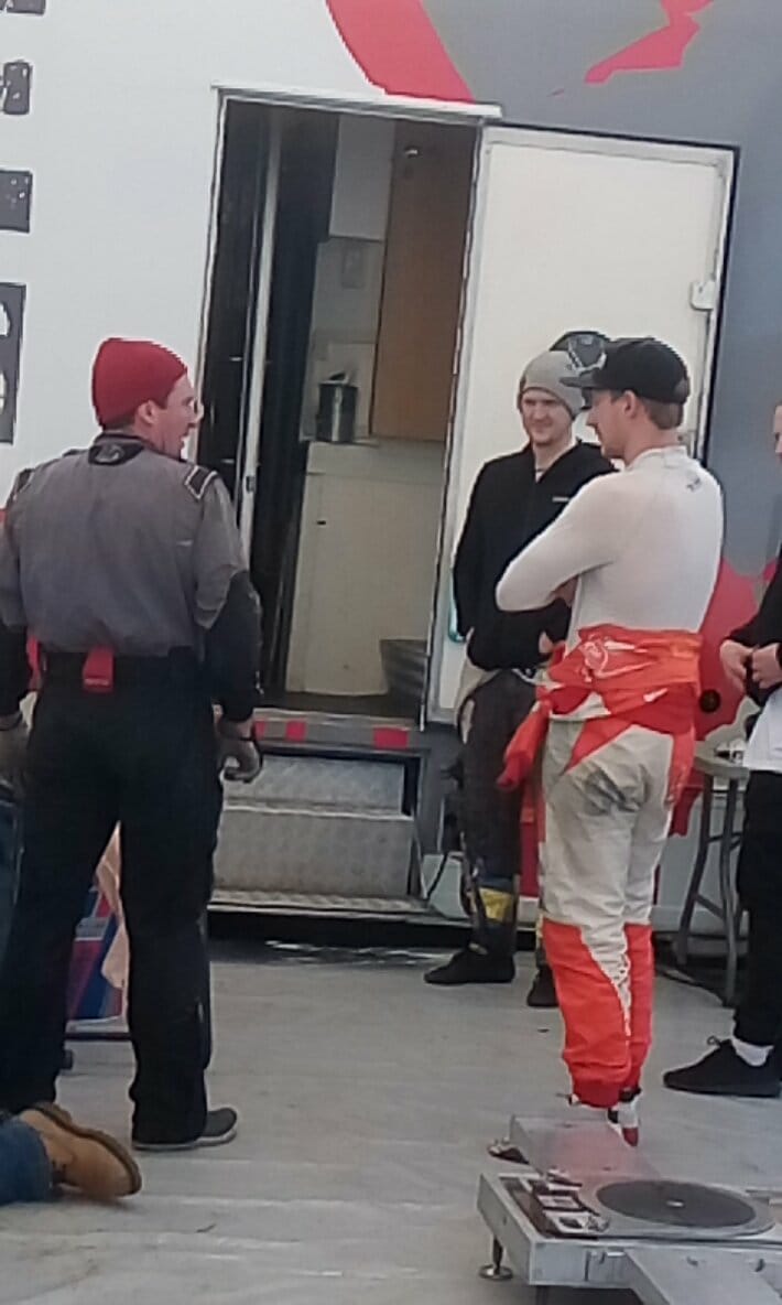 PureRallycross's tweet image. So @Robinlarsson_4 is testing with @olsbergsmse at #LoheacRX 😏👍 #WorldRX #TestDays Photos: @MaximeTheard