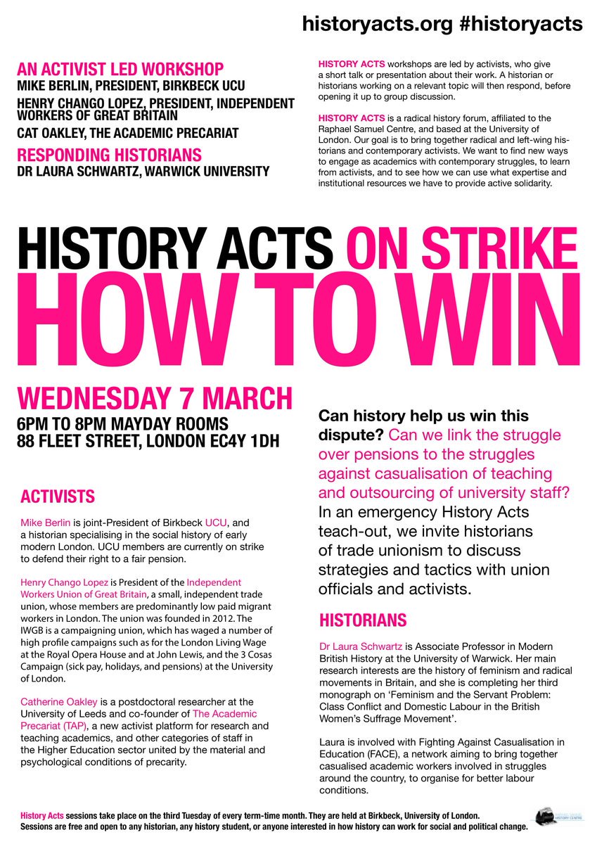 History Acts On Twitter Tonight At Maydayrooms 6pm - 