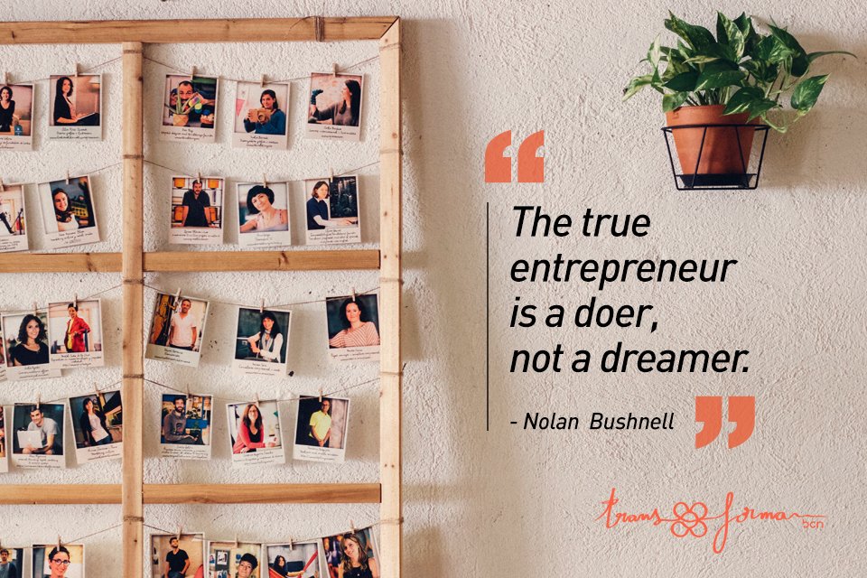 transformabcn's tweet photo. #Inspirationtransforma:
"The true #entrepreneur is a doer not a dreamer." Ideally you are both, but whatever happens, to succeed you must always execute. #Entrepreneurship #Coworking #transformabcn https://t.co/bMpkgtr8Rx