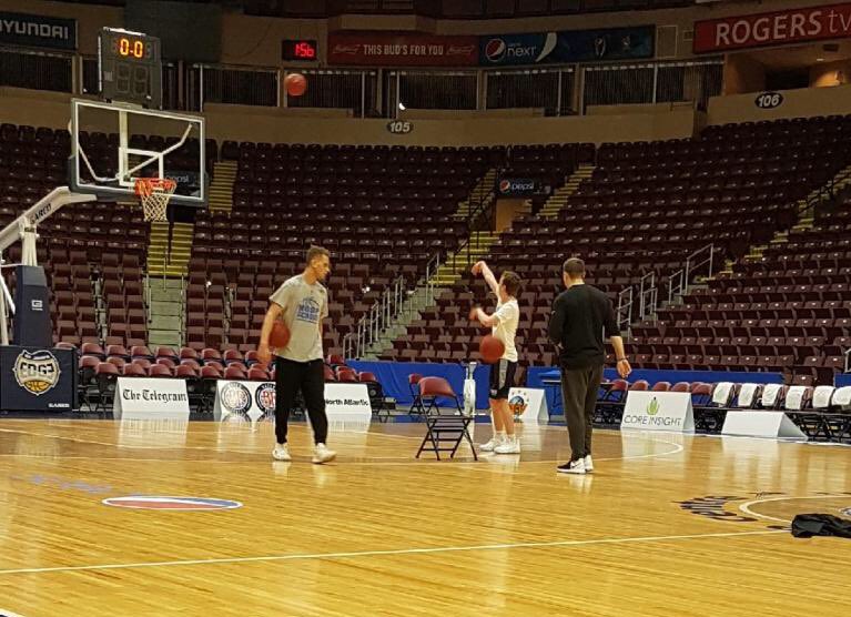 ksooley31's tweet photo. We said we’d talk about the free throws later- and we did- @CalebSooley working out @MileOne_Centre - Getting ready for next year @RNS_Hoops #NoExcuses #NoQuit #ThatFollowThrough🏀 https://t.co/Il11fSjRqv