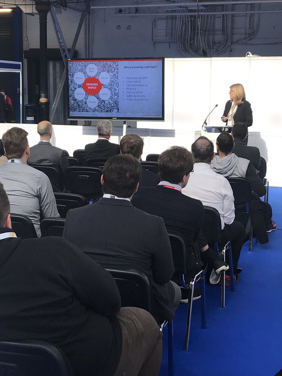 Now we hear from CEO of <a href="/CrowdVision/">Crowd Vision Ltd</a> Fiona Strens - ‘Keeping People Moving in an Increasingly Crowded World’ #pmms2018