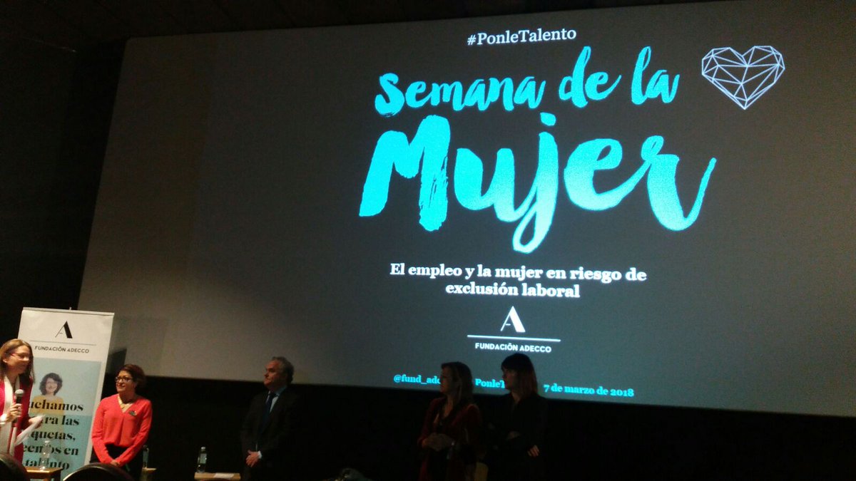 PertusaIsabel's tweet photo. "La corresponsabilidad del hombre en la igualdad de la mujer" @Pacomesonero @adecco_fundac https://t.co/zmvwWNI25T