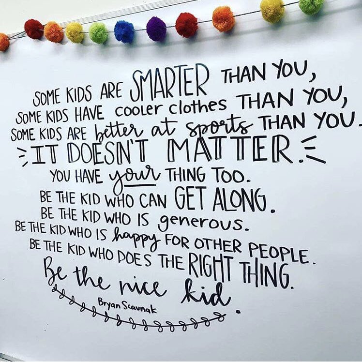 Such an inspirating quote that should be in every classrooms! Love this! #acuedu_p