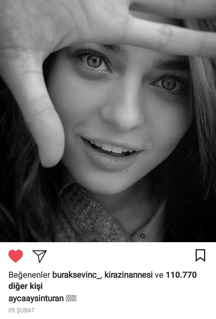 Ayça yorumlari kapamis aaa ben şok😨😨😨