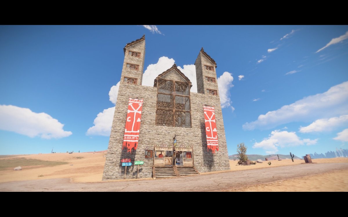 ItsMeModi's tweet photo. My Church in #rust @playrust @BuckSexington 
https://t.co/WCsng7n17v https://t.co/W75smDyD7p