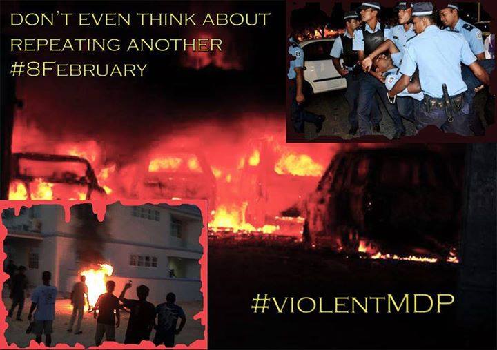 AshaaraYageen's tweet photo. DON'T EVEN THINK OF BRINGING ANOTHER #08FEBRUARY TO MALDIVES. https://t.co/DBM4ptHntn