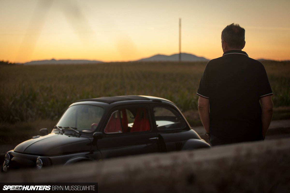 oemmedi's tweet photo. @Speedhunters Sunset #Fiat500 #Ferrari Dad @oemmedi https://t.co/F0WXeT8alV