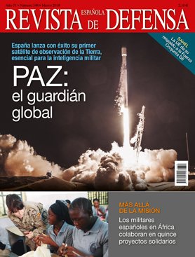 Defensagob's tweet photo. El número de marzo de la Revista Española de Defensa dedica su portada al lanzamiento de Paz, primer satélite español de observación de la Tierra.
https://t.co/0m5sySd5Nx https://t.co/UBK4E07Yfu