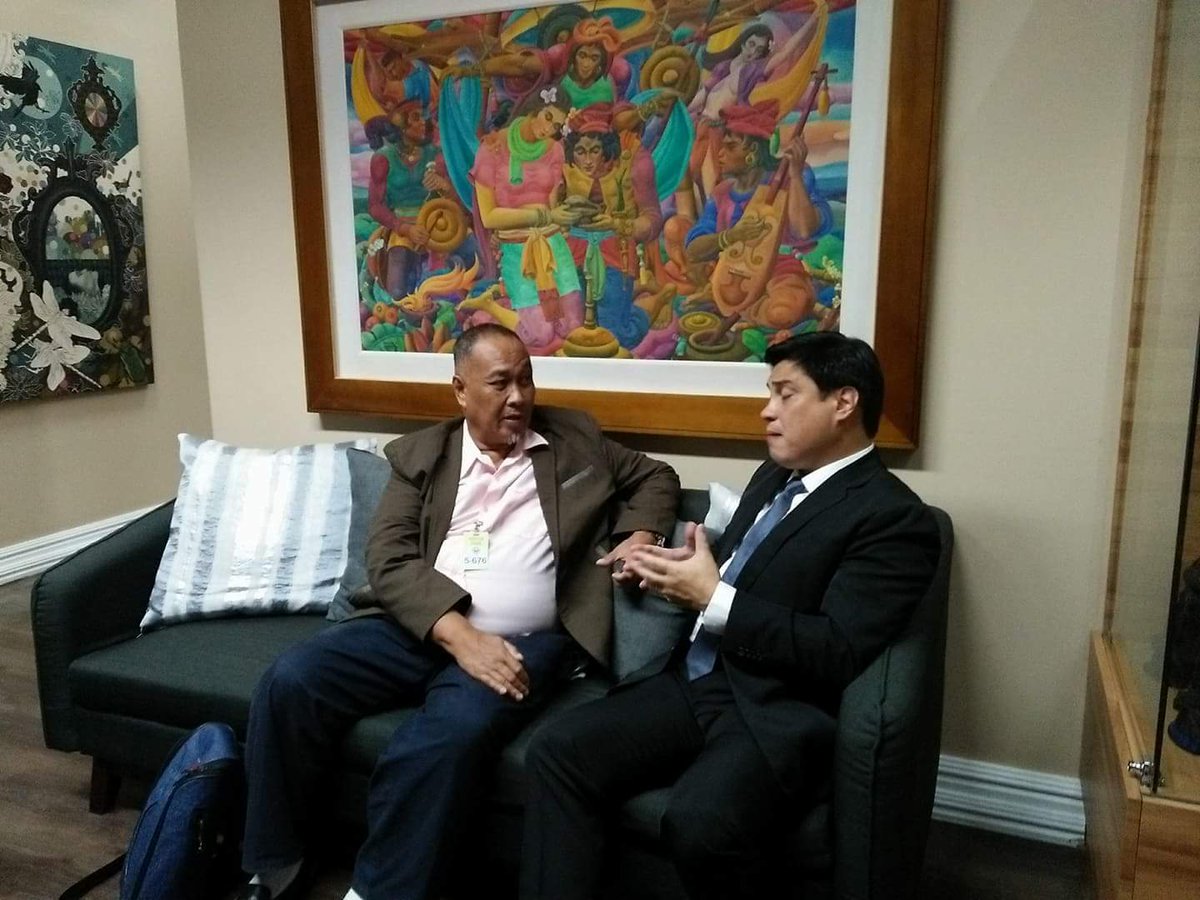 SIGNNewBBL's tweet photo. The #SignNewBBL team is doing their Efforts for the Lobbying mission at Senate of the Philippines for the passage of the #BangsamoroBasicLaw #Bangsamoro https://t.co/e9sYlCVq9S
