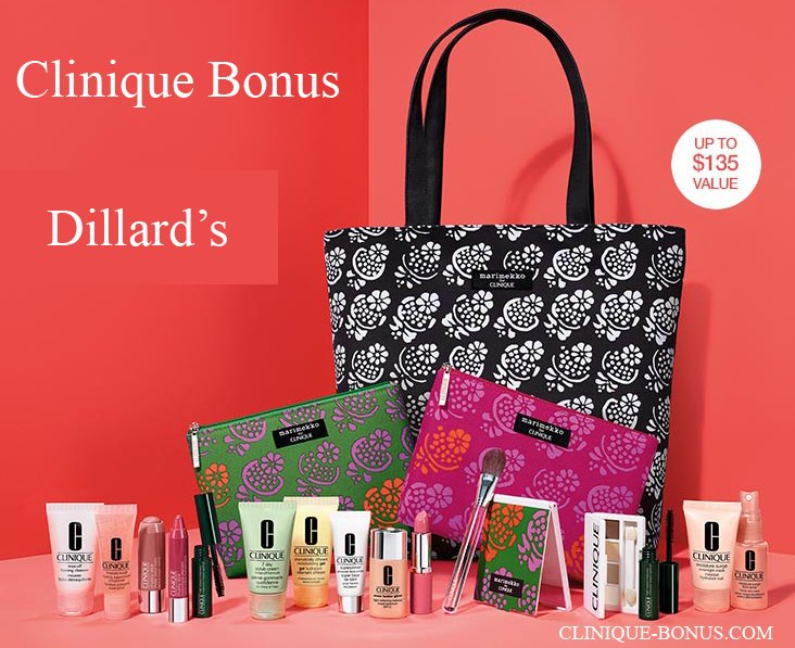 Cosmetics Bonus Time on Twitter "Clinique Bonus at Dillard's and