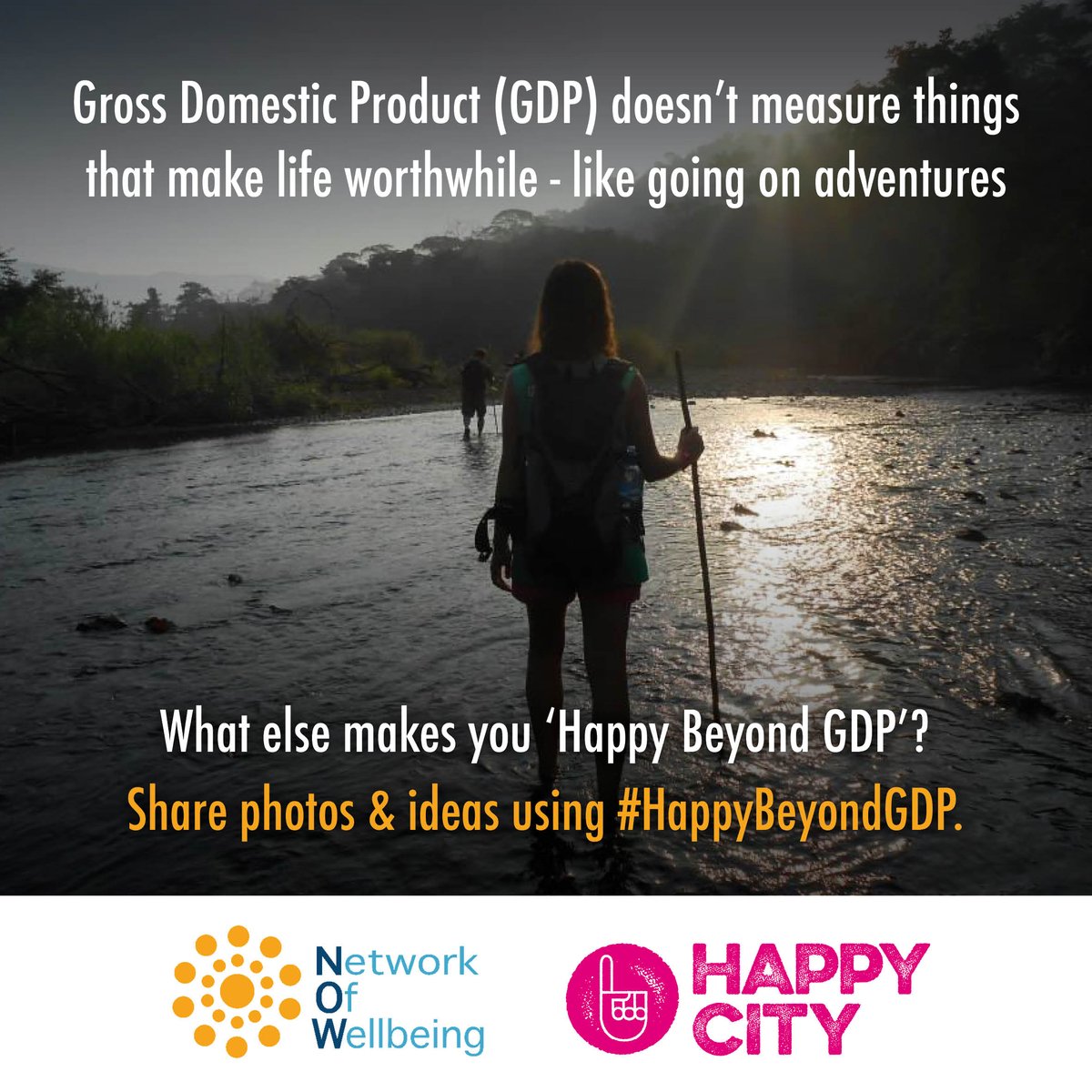 NetwrkWellbeing's tweet photo. Going on an adventure in #nature doesn't contribute to economic growth, but can make us #HappyBeyondGDP. What makes you happy beyond any financial value or price tag? Pls share in photo comp:  https://t.co/OKNk6E4T5b w/ @HappyCityUK Pls RT #wellbeing #InternationalDayofHappiness https://t.co/yK981cxkRj