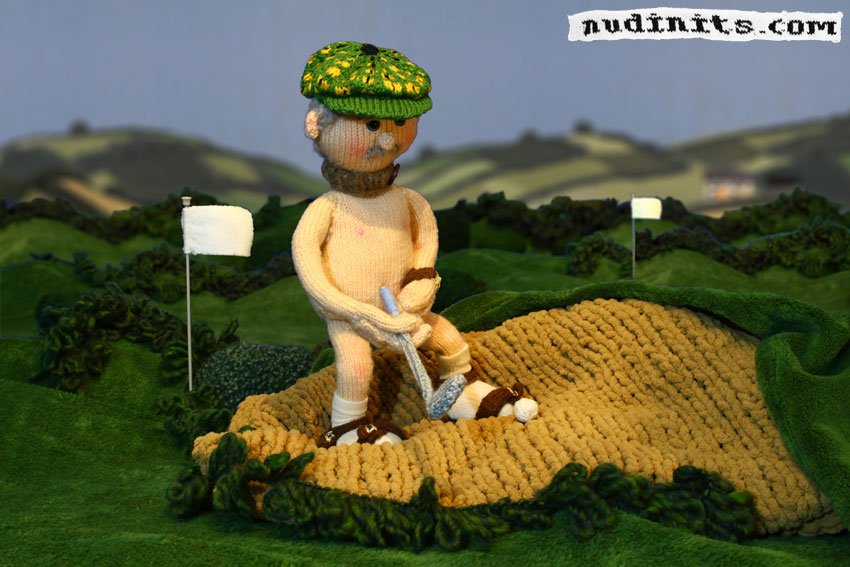 nudinits's tweet photo. Bernard was struggling to get his sandy ball out #Golf https://t.co/D6Ew94Uwpp