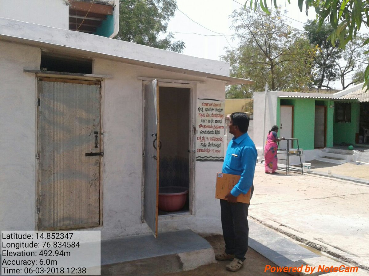 swachhitradurga's tweet photo. #Molakalmuru taluk Dhevasaumdra GP - #SBM progress check #verifiation #TowardsODF #progress #SwaChitradurga #SwachhBharatMission #ZSBP https://t.co/wljwGQPIPV