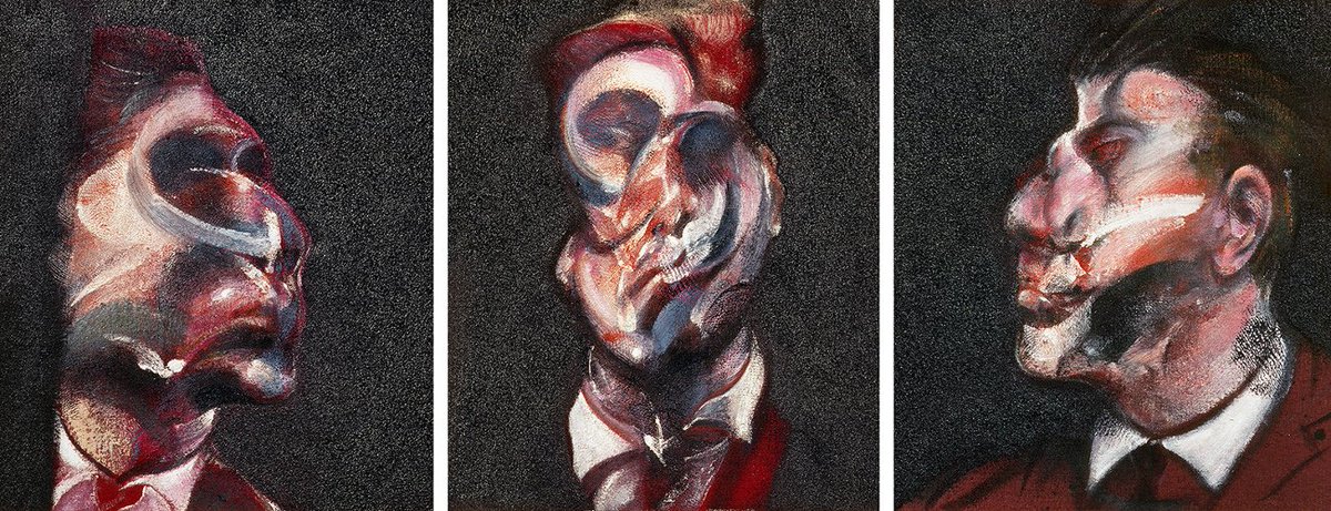 francisbacon's tweet photo. #Ordovas display #FrancisBacon and #LucianFreud's portraits of George Dyer side-by-side in #londonpainters, on until 28/04/18: https://t.co/ItrdAO185R

Three Studies of George Dyer, 1966. CR no. 66-11. © The Estate of Francis Bacon/@DACSforArtists Ldn 2018. All rights reserved. https://t.co/e1AcN8LSiz