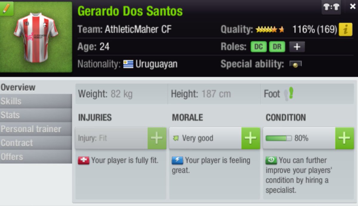 AthleticMaherFC's tweet photo. Welcome Gerardo Dos Santos to the Rojiblancos Family!πΊπΎ
#Solid_Defence #ATMLiga #APorLaCuarta #VAMOS_ROJIBLANCOS
#TopEleven https://t.co/2uhkgWD1N5