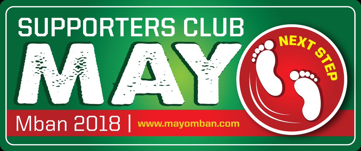 MayoMban's tweet photo. PROJECT 1 
Today we launch our 'Mayo' stickers - a symbol of our warrior spirit, our passion, pride and love of place. Let's get these on every window in Mayo and beyond - cars, houses, shops, pubs, creches, businesses, gyms, schools.... https://t.co/ORVXMLjysc