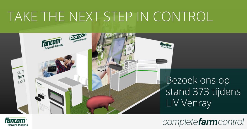 haykepouwels's tweet photo. Vandaag en morgen zijn mijn @fancombv collega’s te vinden in Venray tijdens de @LIV_EH in de @EF_EVH in Venray. Laat u door hen informeren over mooie innovatieve technieken voor in pluimvee- en varkensstallen.

#eyegrow #lumina #Fantura #LIVVenray #smartfeeding #intellitek https://t.co/66YQXJw58o