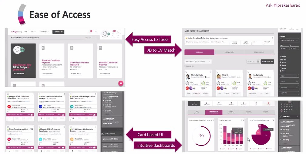 peoplestrong's tweet image. .@prakasharao shares how #AltRecruit can provide ease of access to its users. #TalentTechEvolve @PeopleMatters2