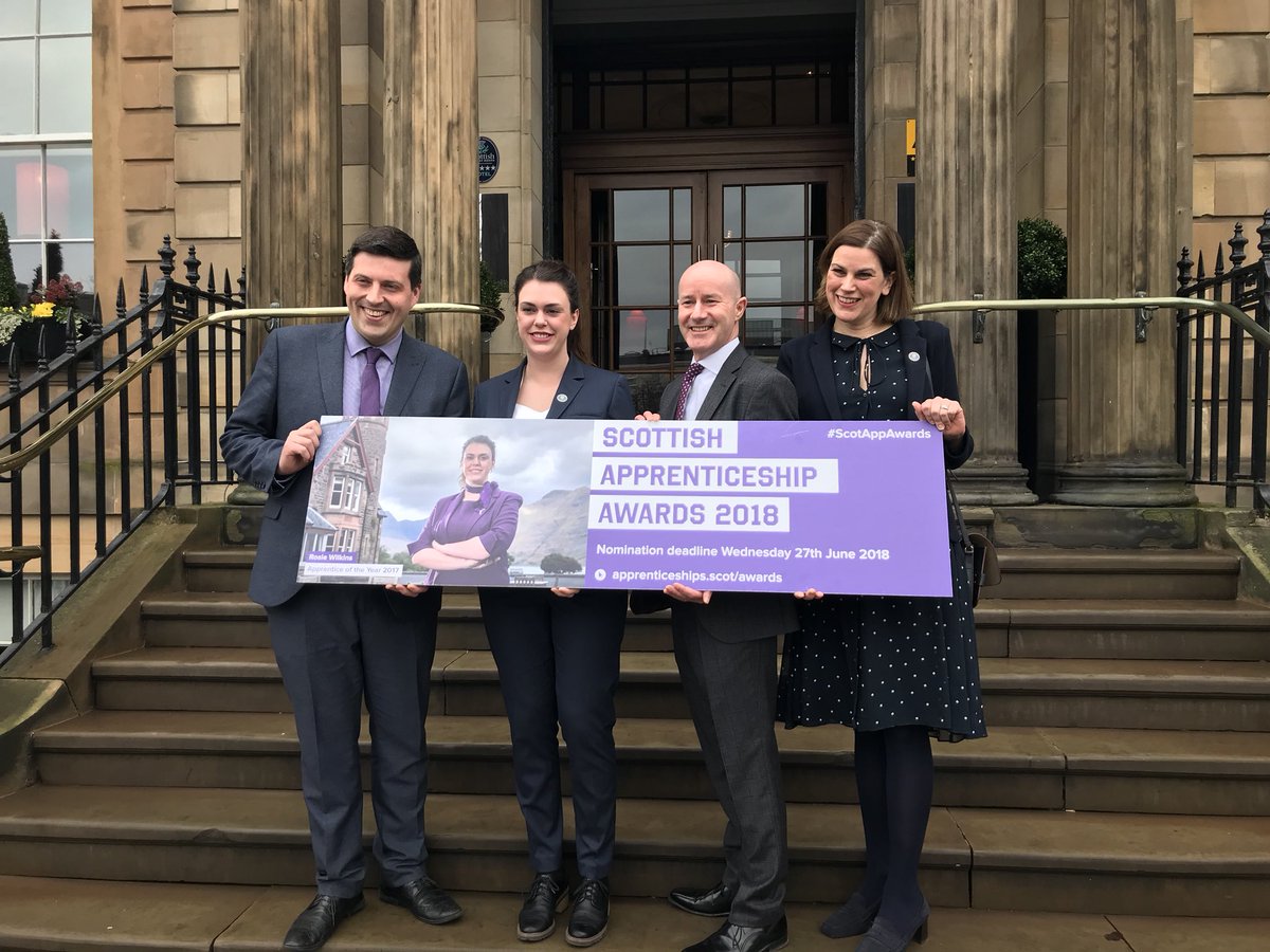 jamiehepburn's tweet photo. Great visit @BlythswoodSQ Hotel to meet enthusiastic apprentices working in hospitality sector from across Scotland #ScotAppWeek18 https://t.co/FHCA04itOD