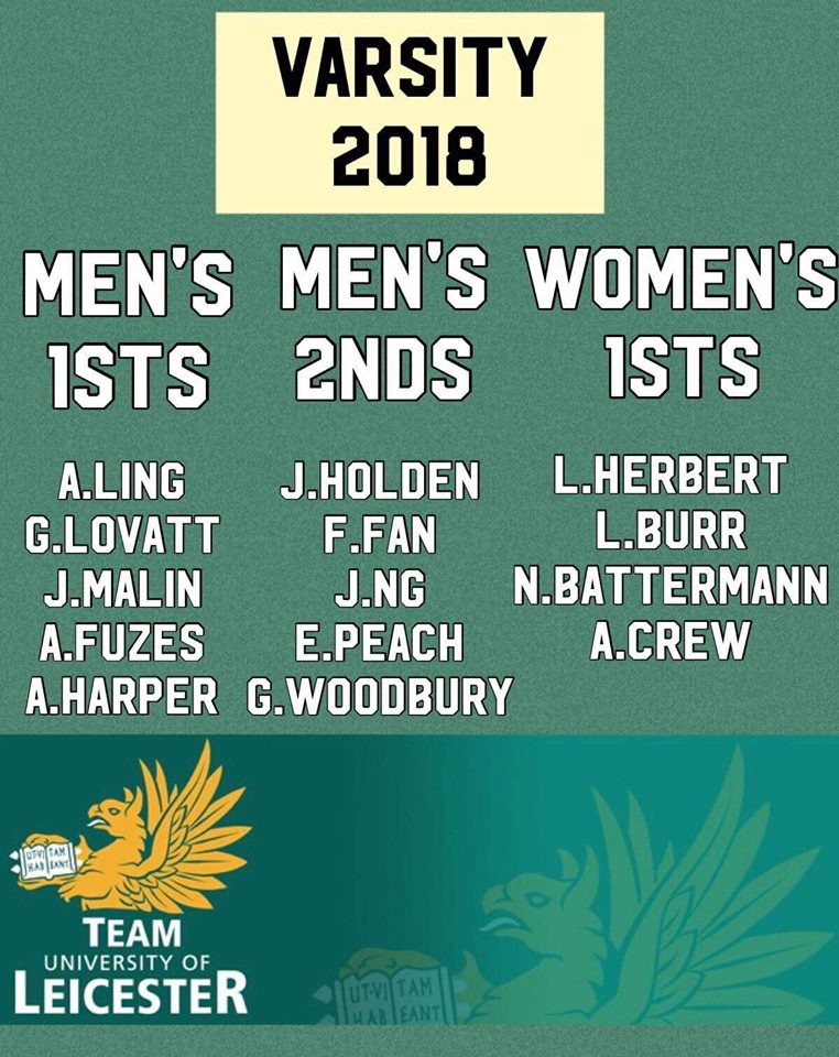 UoLSquash's tweet photo. With just 3 days until varsity, here are our teams taking on DMU 🏆🏆 #fearleics #dmwho #uolsquash #TeamLeicester https://t.co/wnCvRbBHyA