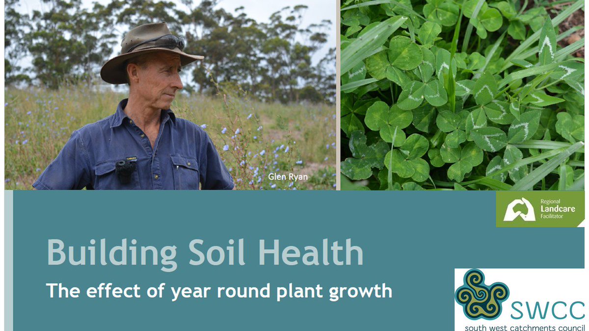 ag_southwestnrm's tweet photo. Cover cropping for soil improvement and weed mgmt: Two case studies from SW WA at the #Woolarama Ag shed this Fri &amp; Sat https://t.co/QZJ9Wg6udg