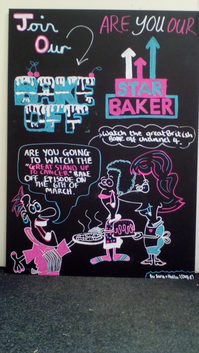 CrukArnold's tweet photo. The @StandUp2C @BritishBakeOff has started! Our #GBBO volunteers have made some treats which are available in store today. Want to join in the fun pop into your local @CRUKShops to get a fundraising pack and some great Star Baker merchandise #windowwednesday https://t.co/ZJjuNBKgnW