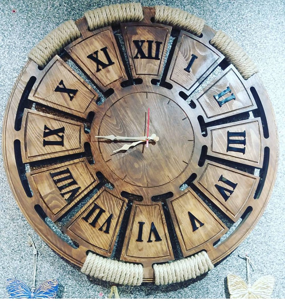 #saat #Ahşapsaat #hasır #çam #Ahsapsaat