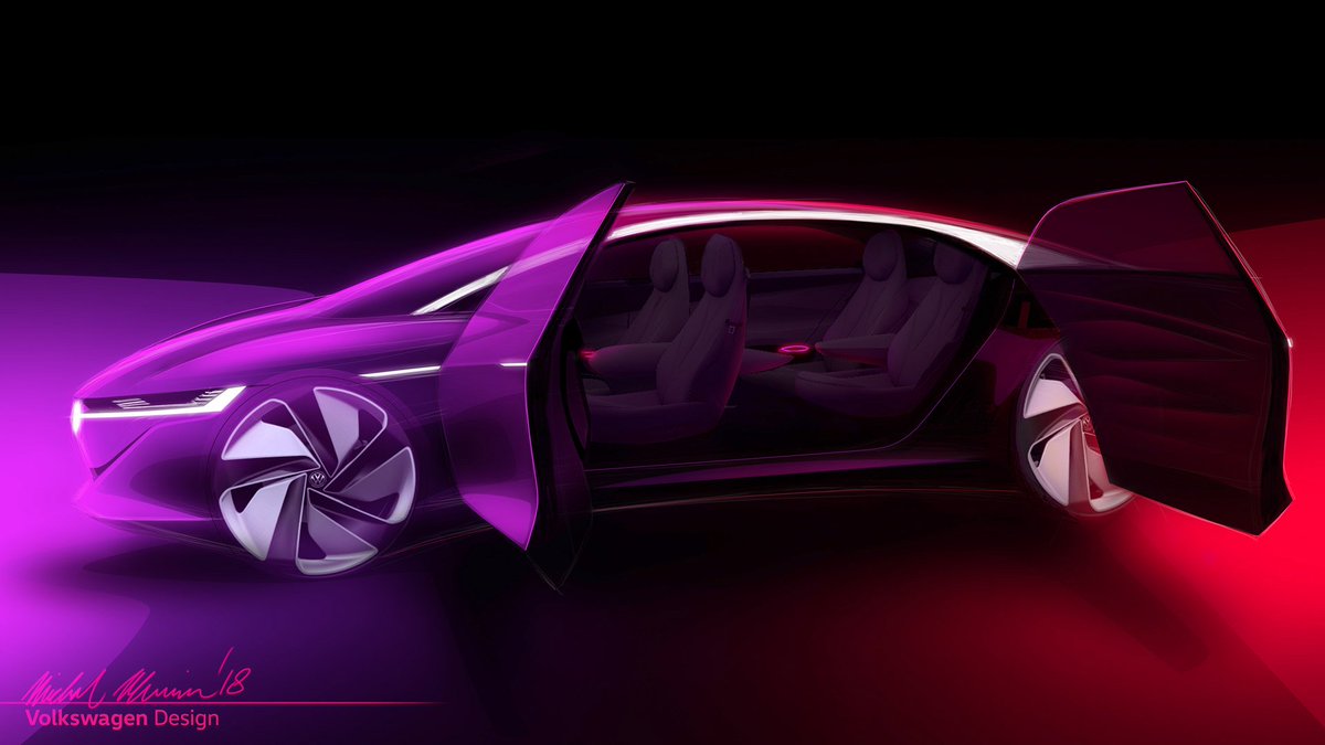 volkswagenindia's tweet photo. Say "Hello'' to the I.D. VIZZION concept car- the new flagship electric car from the I.D. Family.

Driving autonomously and electrically. #ConceptLaunch #IDVizzion #GenevaMotorShow2018

To read more: https://t.co/4BNqVYQL7n https://t.co/x2ruhpczMB