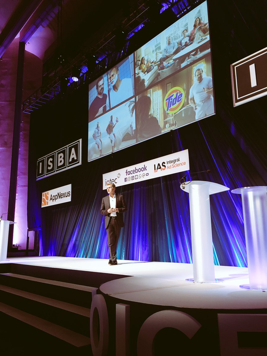 Brilliant day yesterday <a href="/ISBAsays/">ISBA</a> #ISBAconf with our Chief Brand Officer Marc Pritchard on stage talking mass disruption, less doing more and how to reunite media and creative. We continue to drive the industry forward on transparency and efficiency #forceforgrowth #PGemployee