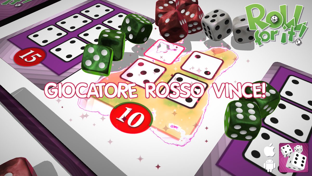 Angmig79's tweet image. Questa è stata una grande partita di #RollForIt! Giocatore Rosso ha vinto. 🎲🏆😄