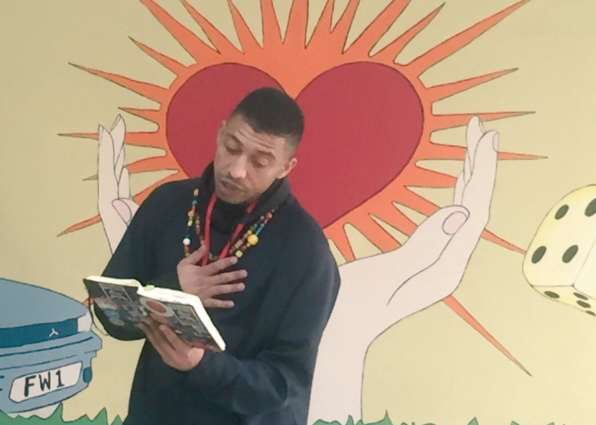 injamusic's tweet image. Couple weeks back doing the words at a #workshop for the youngers down in #sw one of the most fearful things I do is when there&apos;s no music and I read from the pages, I do love it though but it scares me to bits #confrontfear #shareyourheart #importanceneverjustifiesanything