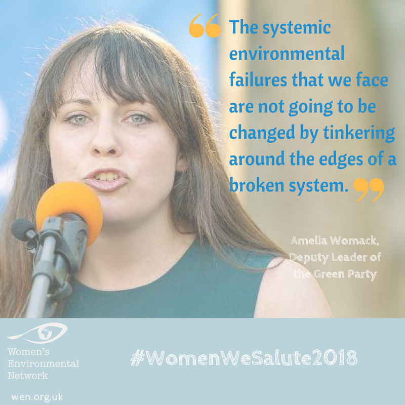 Wen_UK's tweet photo. Need some #WednesdayWisdom ? Check out our second  #WomenWeSalute2018 interview with @Amelia_Womack Deputy Leader @TheGreenParty https://t.co/1FYpT9n8Rk https://t.co/39EHGYZoGb