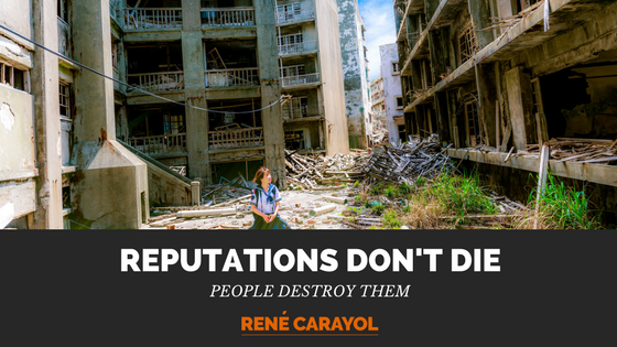 Here's my latest articles: Reputations Don't Die - People Destroy Them conta.cc/2G0gbbn