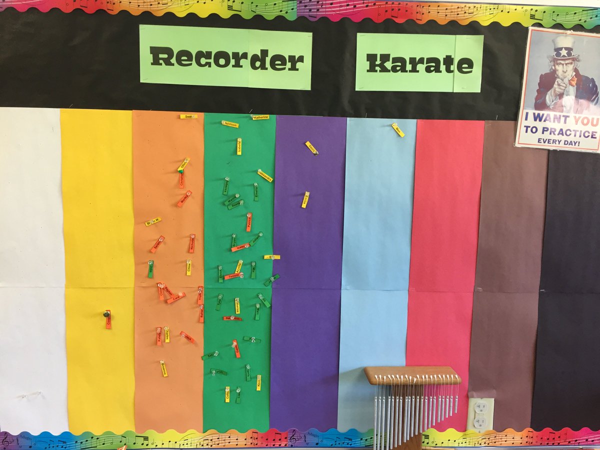 A snow day is the perfect day to practice recorder! All GES students do recorder karate in 4th grade and have the option to do band or orchestra in 5th. #MIOSM  ❄️🎵